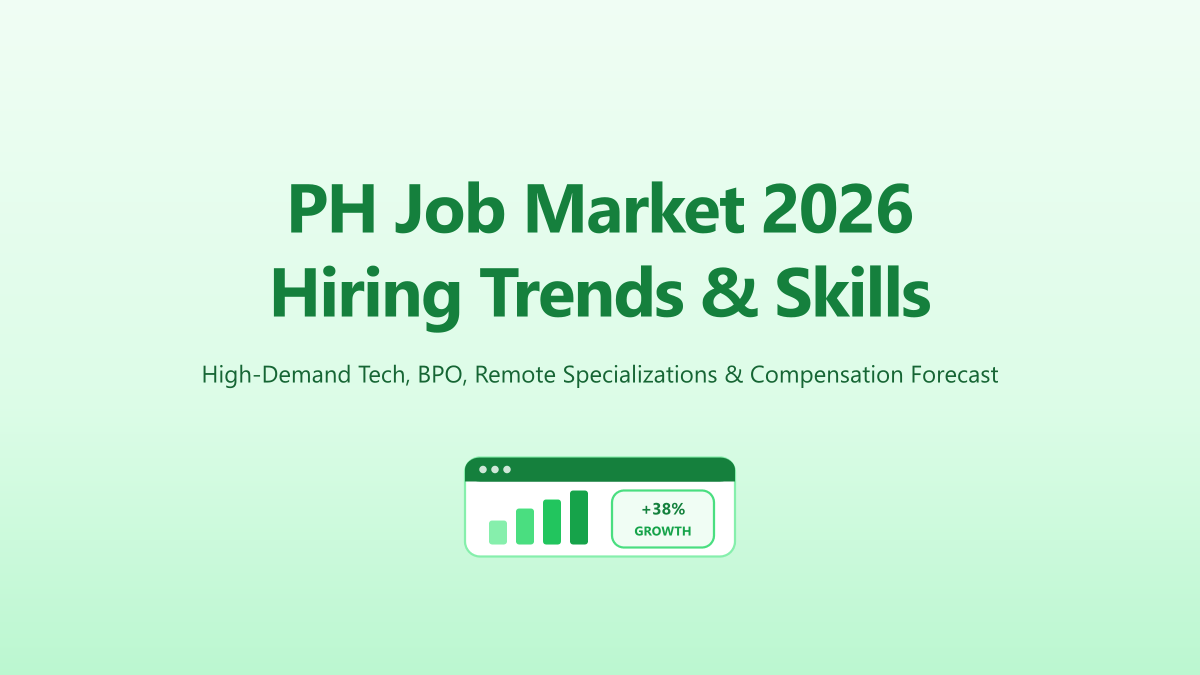 Navigating the Philippine Job Market: In-Demand Skills & Industry Trends in 2026