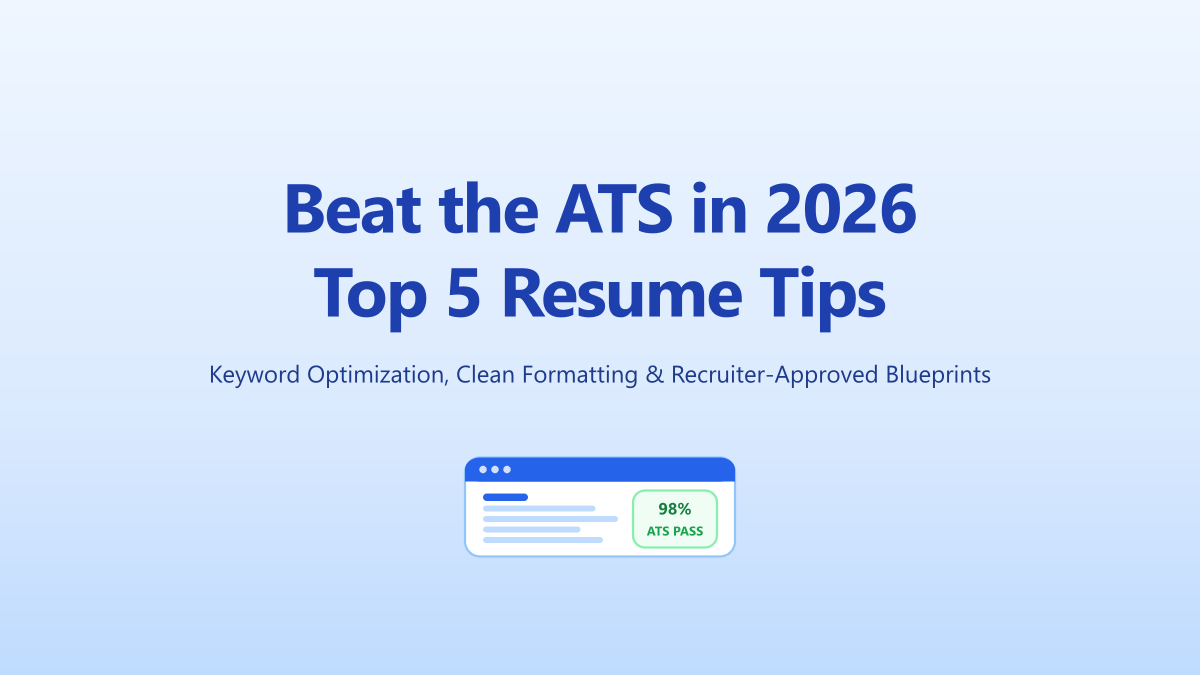 Top 5 Resume Tips to Land Your Dream Job in the Philippines in 2026